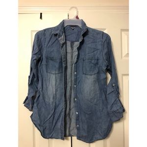 Button Down Jean like Blouse